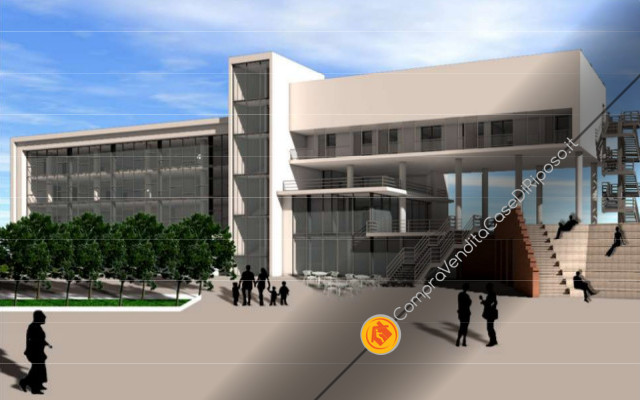Vendesi terreno con progetto residenza sanitaria - progetto 01