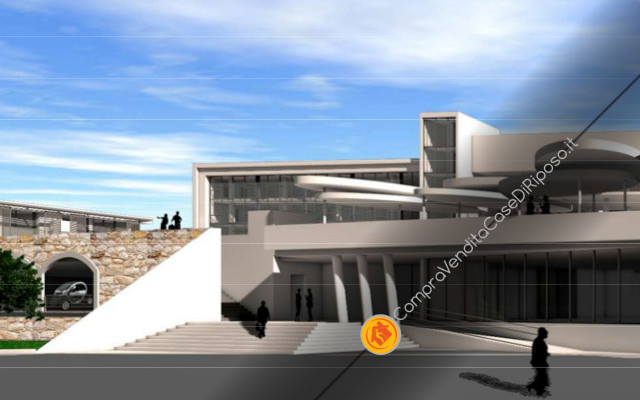 Vendesi terreno con progetto residenza sanitaria - progetto 02