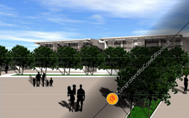 Vendesi terreno con progetto residenza sanitaria - progetto 05