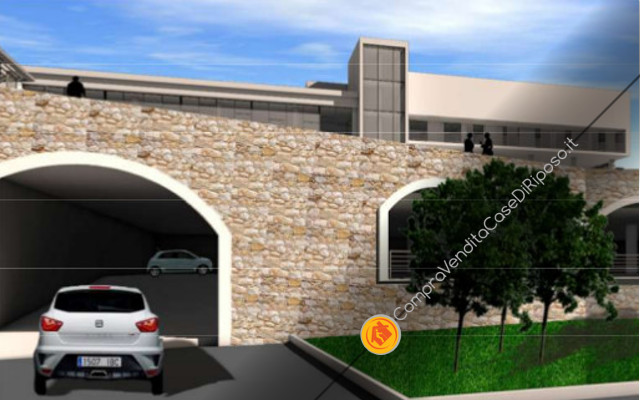 Vendesi terreno con progetto residenza sanitaria - progetto 06