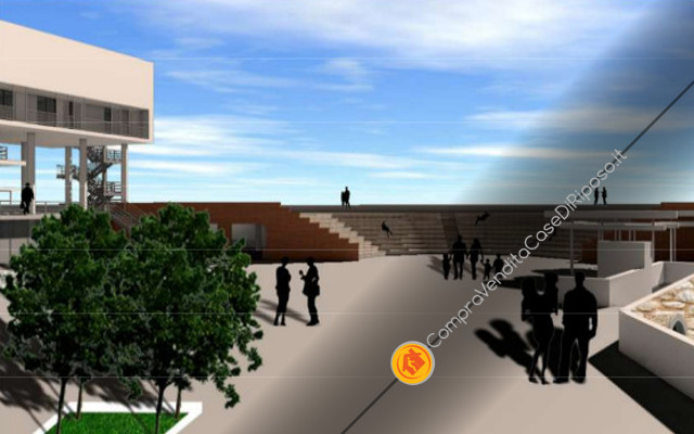 Vendesi terreno con progetto residenza sanitaria - progetto 07